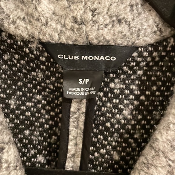 CLUB MONACO | EUC Grey and Black Wool Blazer - Picture 2 of 4